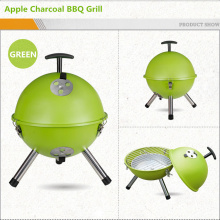 12 &#39;&#39; / 14 &#39;&#39; Portable Mini Football Apple Design Charcoal Barbecue Grill